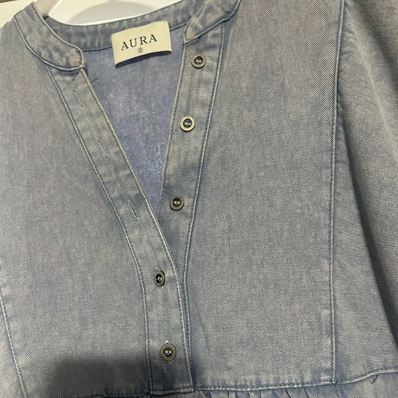 Aura Mini Dress Blue Jean - Picture 9 of 11